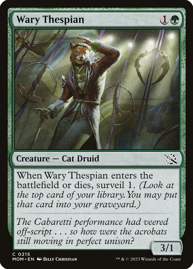 Wary Thespian [March of the Machine] (215)