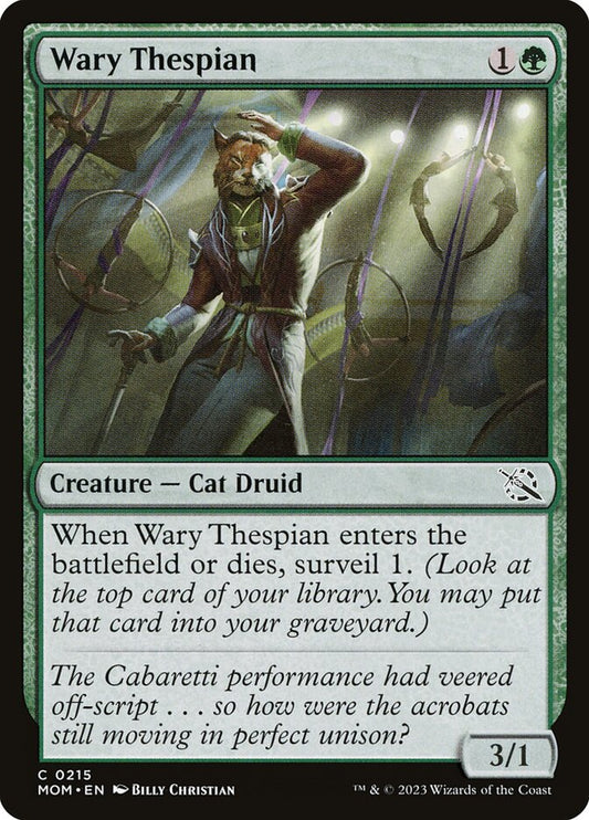 Wary Thespian [March of the Machine] (215)