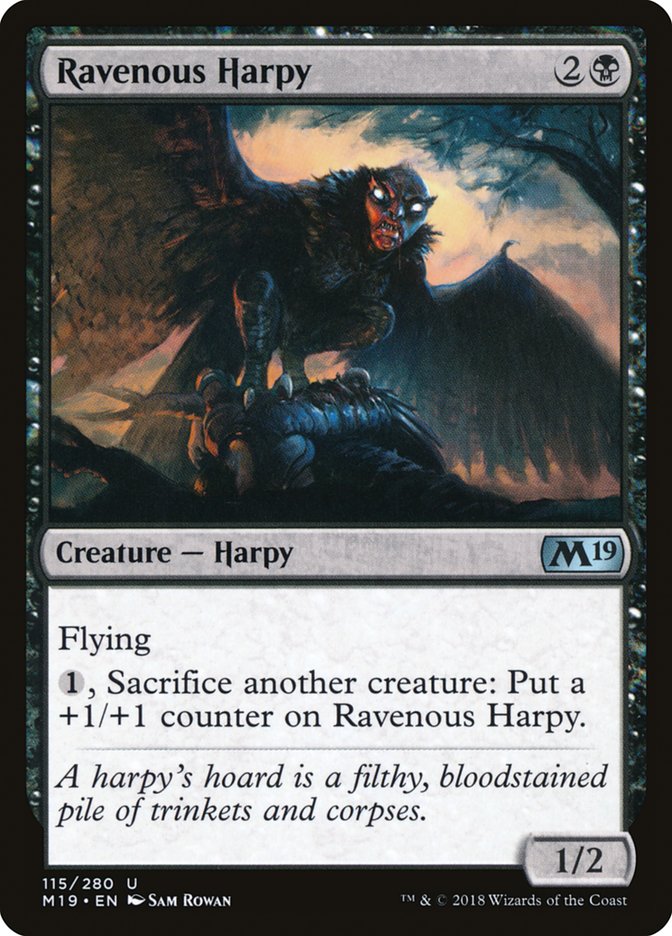 Ravenous Harpy [Core Set 2019] (115)