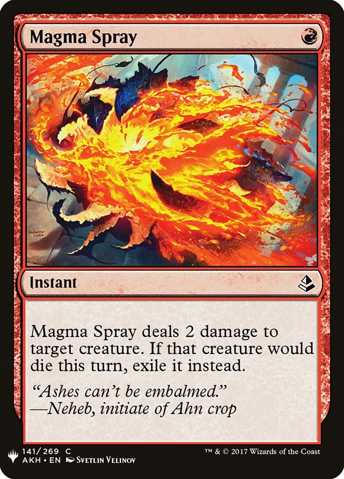 Magma Spray [The List] (AKH-141)