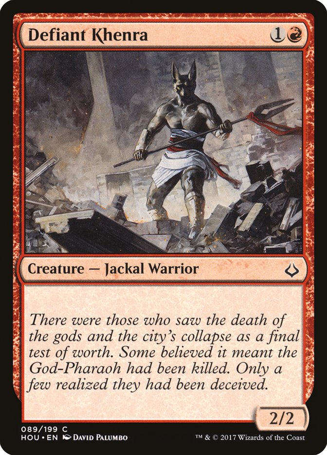 Defiant Khenra [Hour of Devastation] (89)