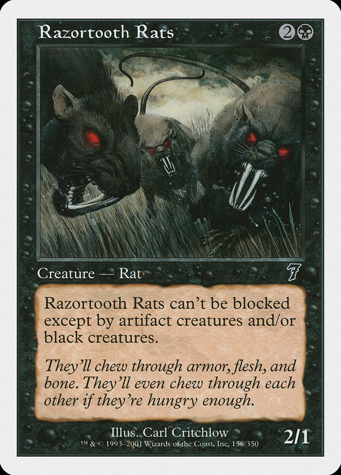 Razortooth Rats [Seventh Edition] (158)
