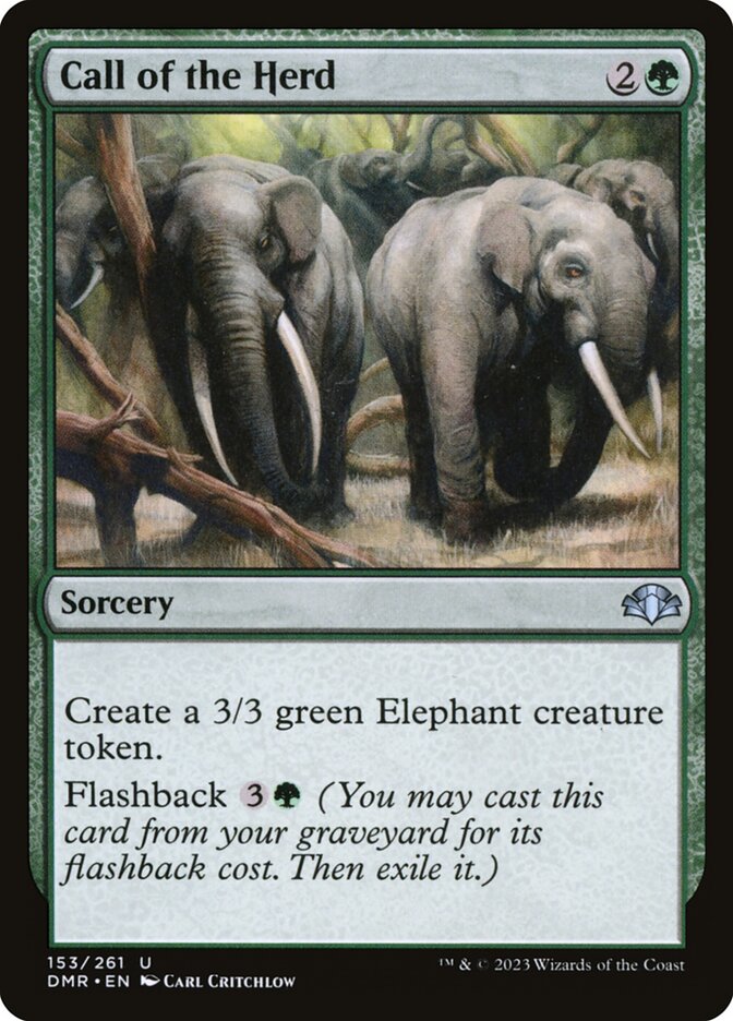 Call of the Herd [Dominaria Remastered] (153)