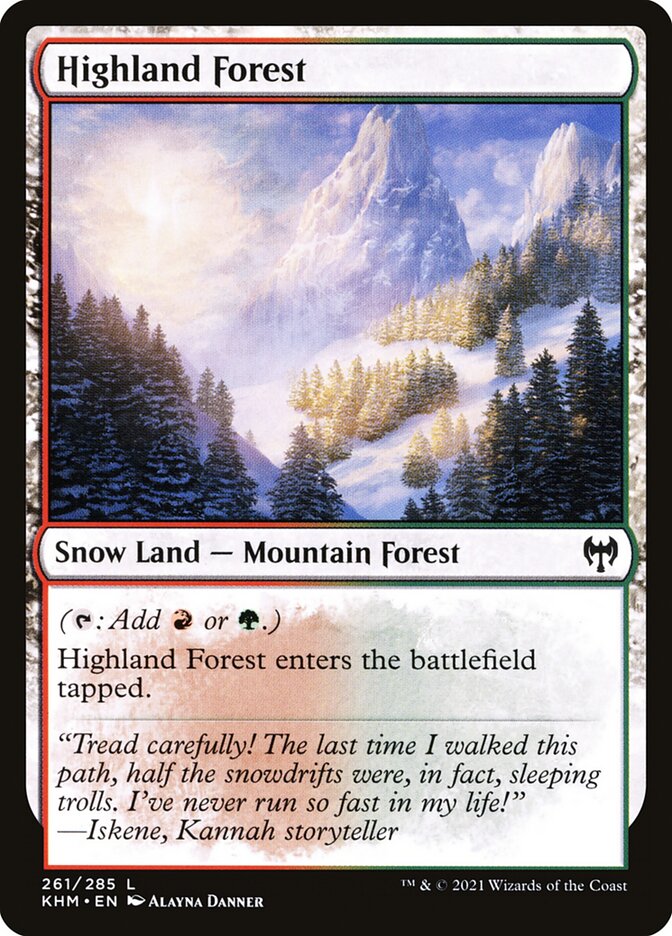 Highland Forest [Kaldheim] (261)