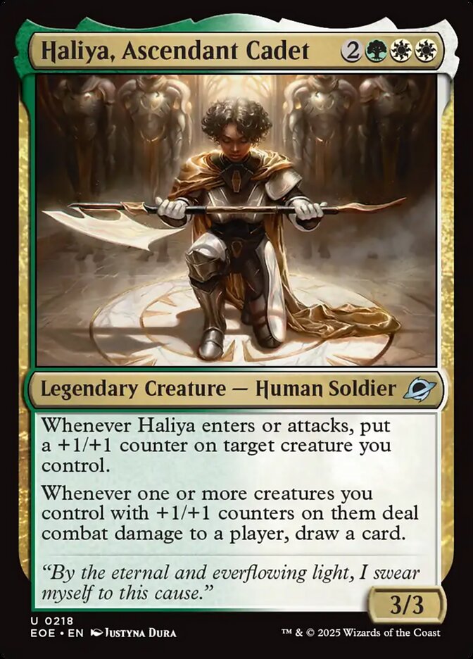 Haliya, Ascendant Cadet [Edge of Eternities] (218)