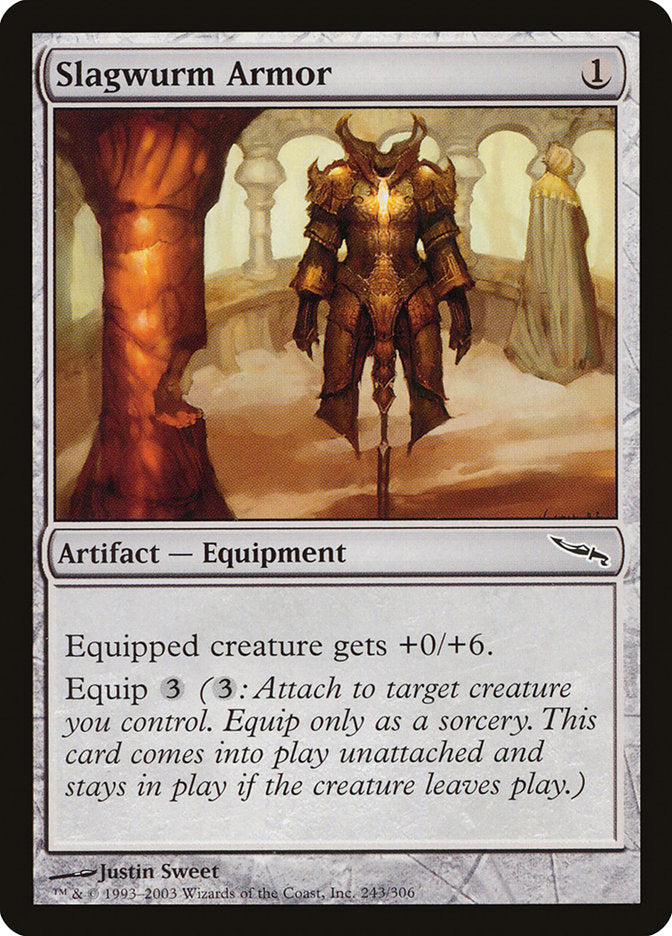 Slagwurm Armor [Mirrodin] (243)