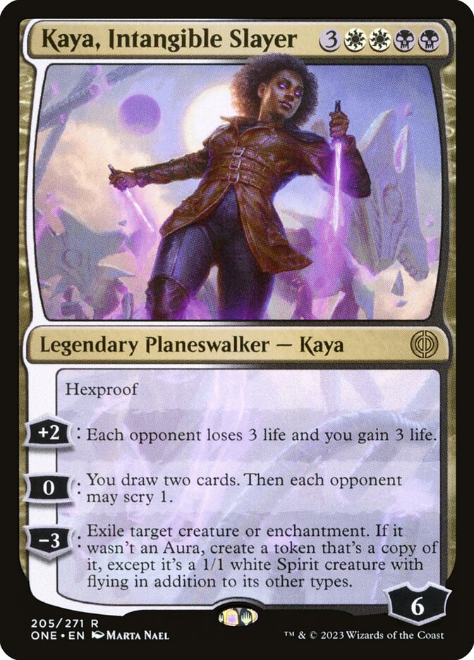 Kaya, Intangible Slayer [Phyrexia: All Will Be One] (205)