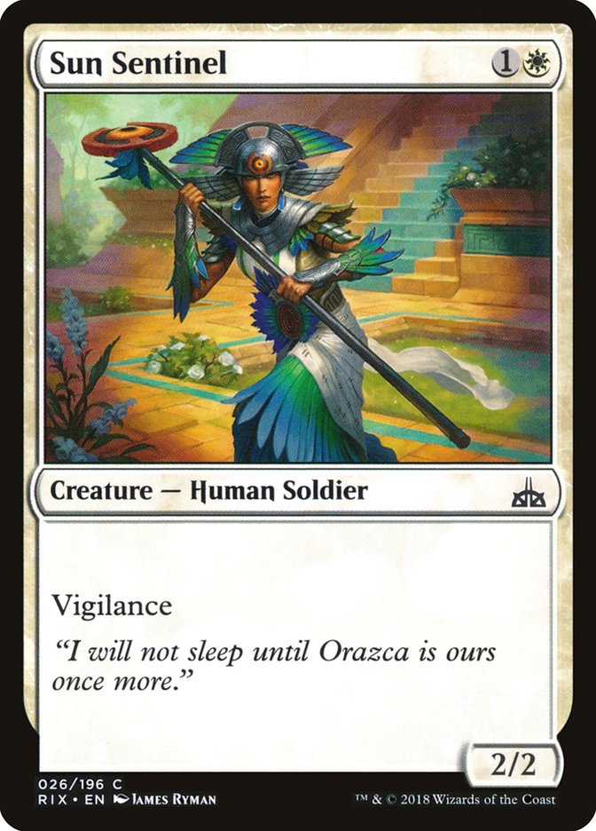 Sun Sentinel [Rivals of Ixalan] (26)
