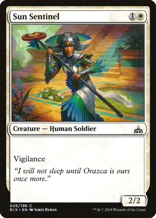Sun Sentinel [Rivals of Ixalan] (26)