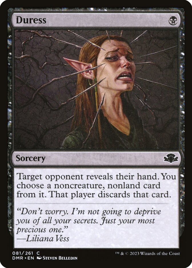 Duress [Dominaria Remastered] (81)