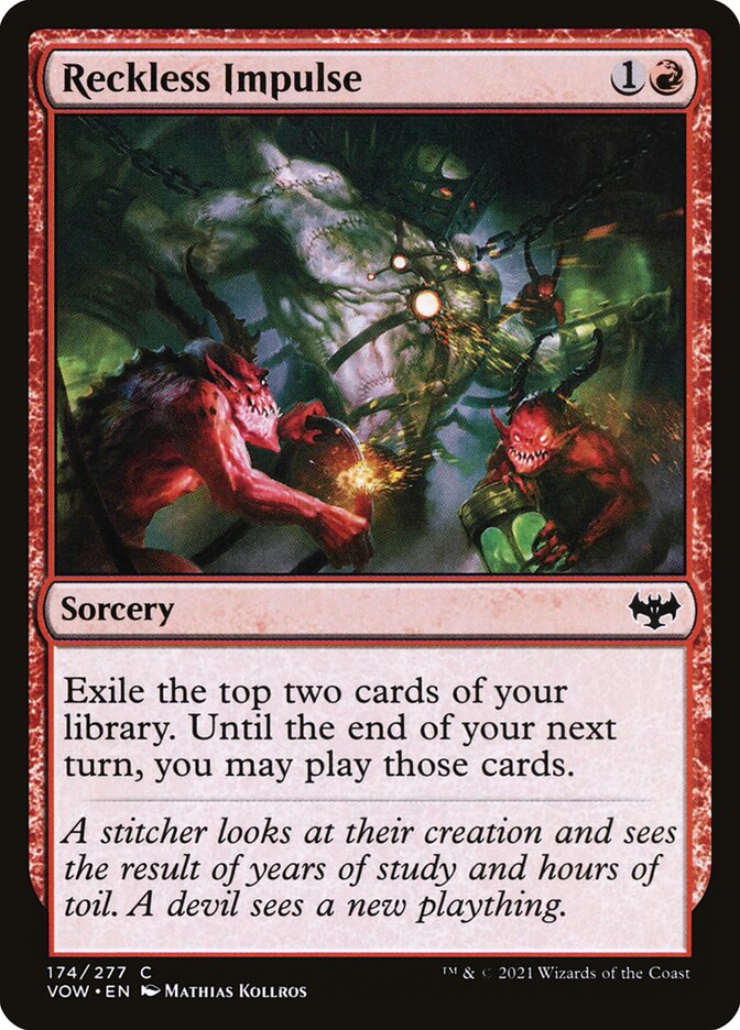Reckless Impulse [Innistrad: Crimson Vow] (174)