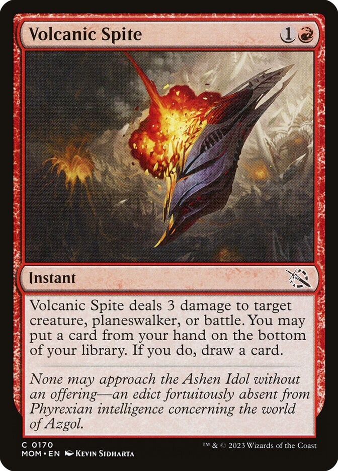 Volcanic Spite [March of the Machine] (170)