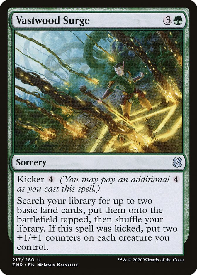 Vastwood Surge [Zendikar Rising] (217)