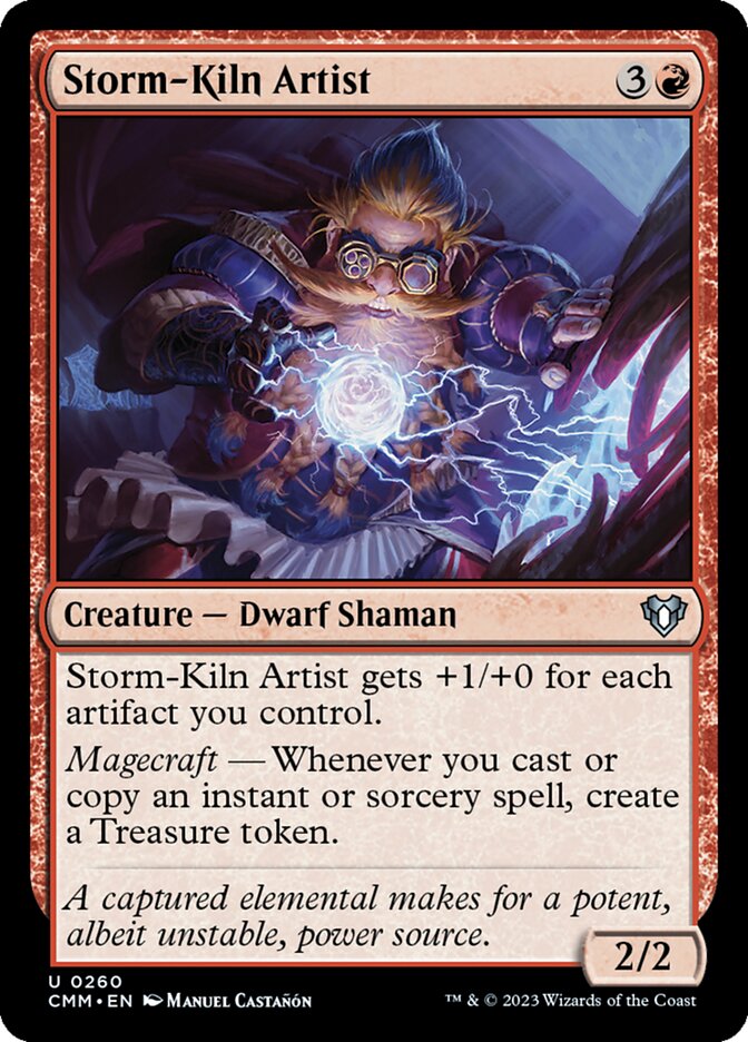 Storm-Kiln Artist [Commander Masters] (260)