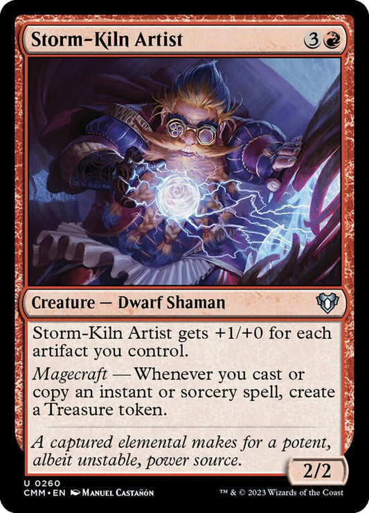 Storm-Kiln Artist [Commander Masters] (260)