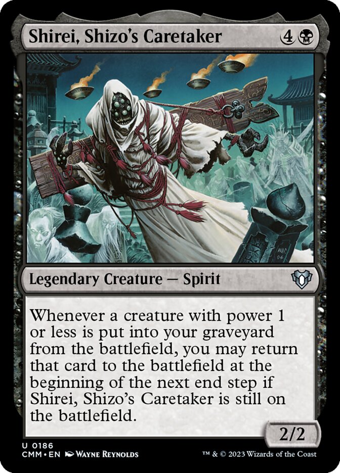 Shirei, Shizo's Caretaker [Commander Masters] (186)