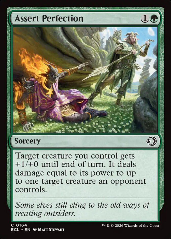 Assert Perfection [Lorwyn Eclipsed] (164)