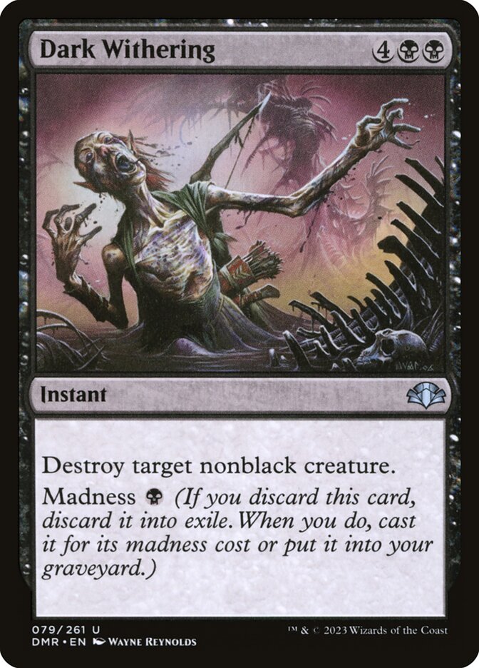 Dark Withering [Dominaria Remastered] (79)