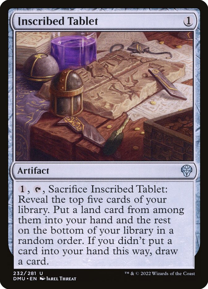 Inscribed Tablet [Dominaria United] (232)