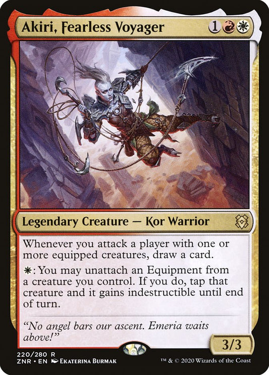 Akiri, Fearless Voyager [Zendikar Rising] (220)