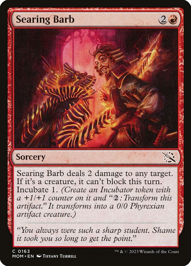 Searing Barb [March of the Machine] (163)