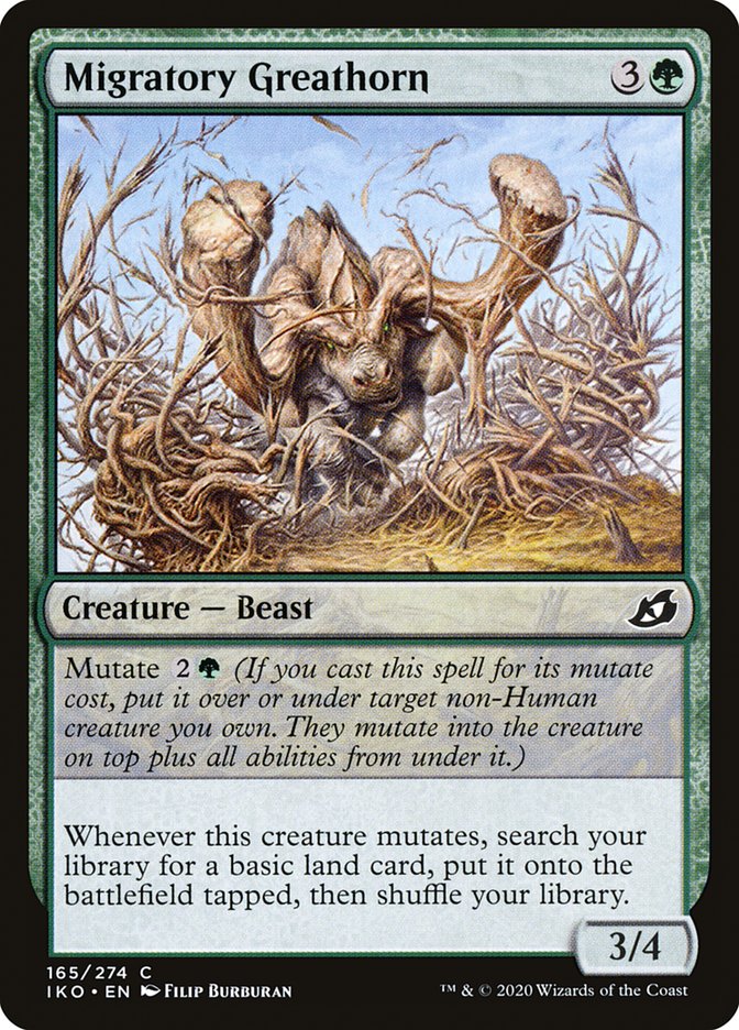 Migratory Greathorn [Ikoria: Lair of Behemoths] (165)