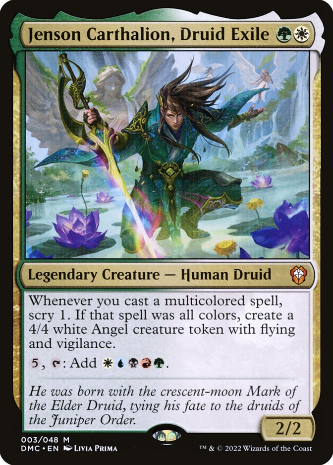 Jenson Carthalion, Druid Exile [Dominaria United Commander] (3)