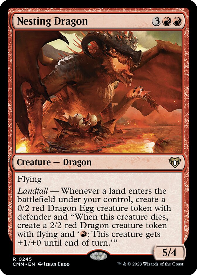 Nesting Dragon [Commander Masters] (245)
