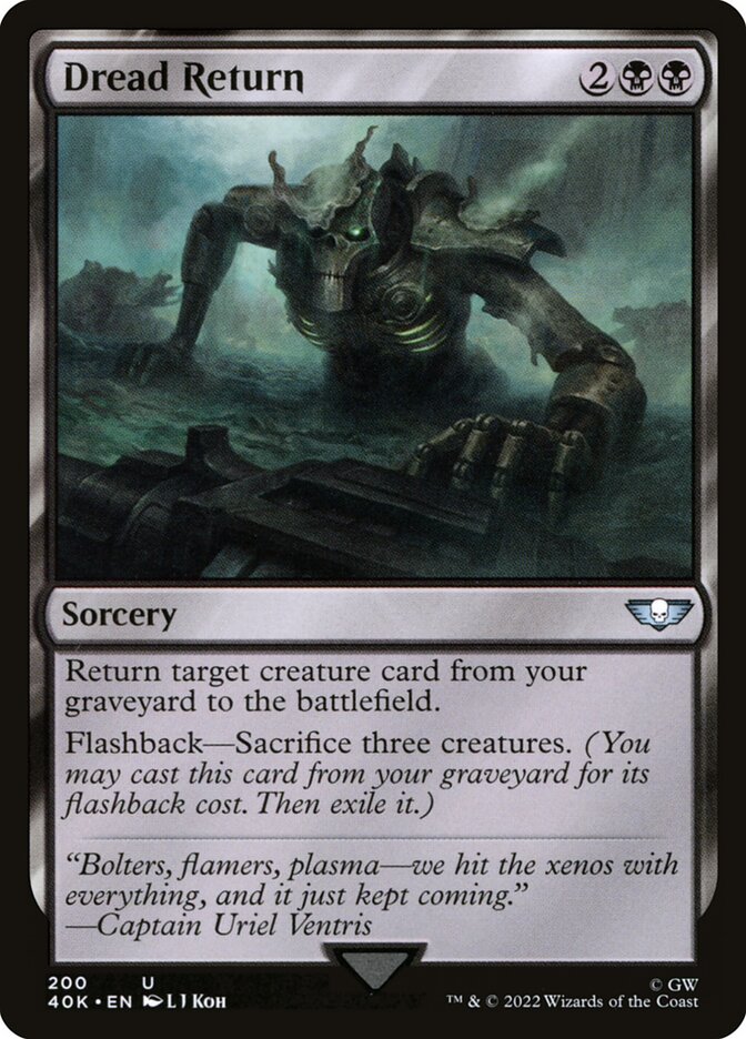 Dread Return [Warhammer 40,000 Commander] (200)