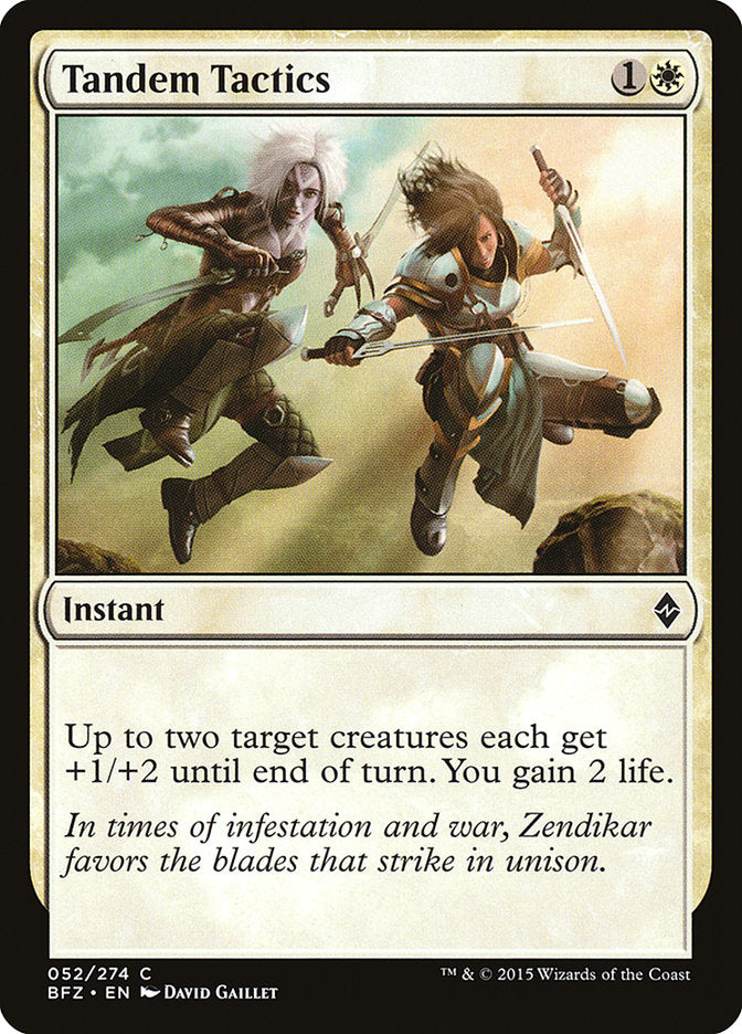 Tandem Tactics [Battle for Zendikar] (52)