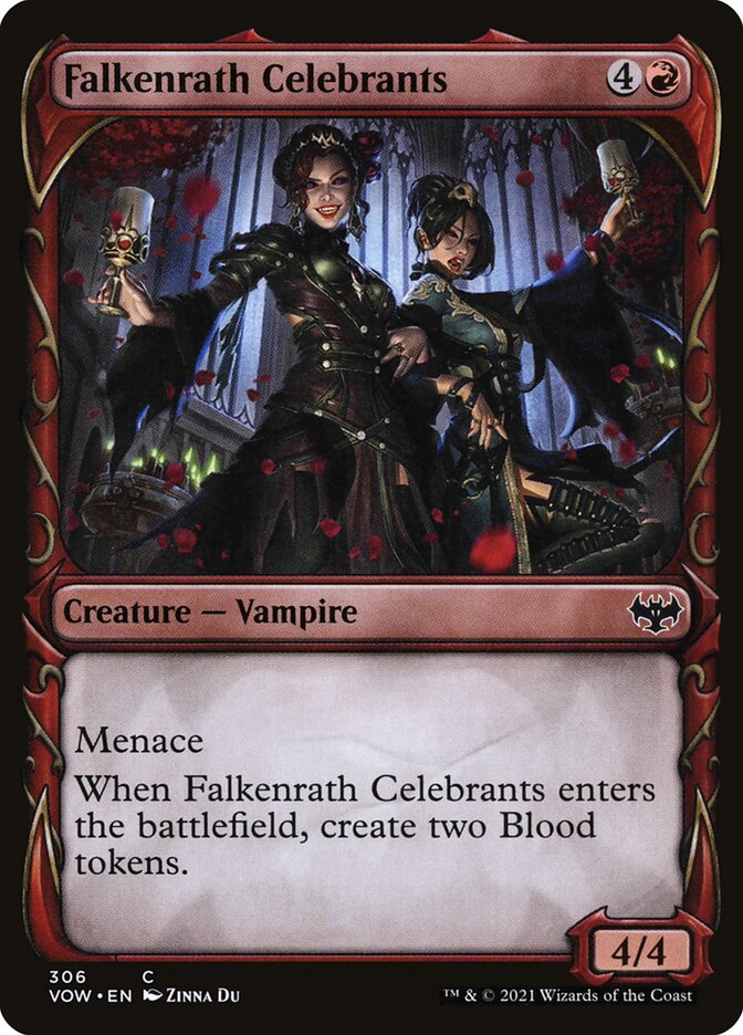 Falkenrath Celebrants [Innistrad: Crimson Vow] (306)