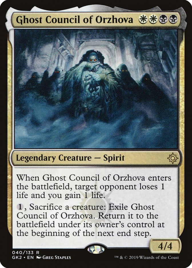 Ghost Council of Orzhova [Guild Kit: Orzhov] (40)