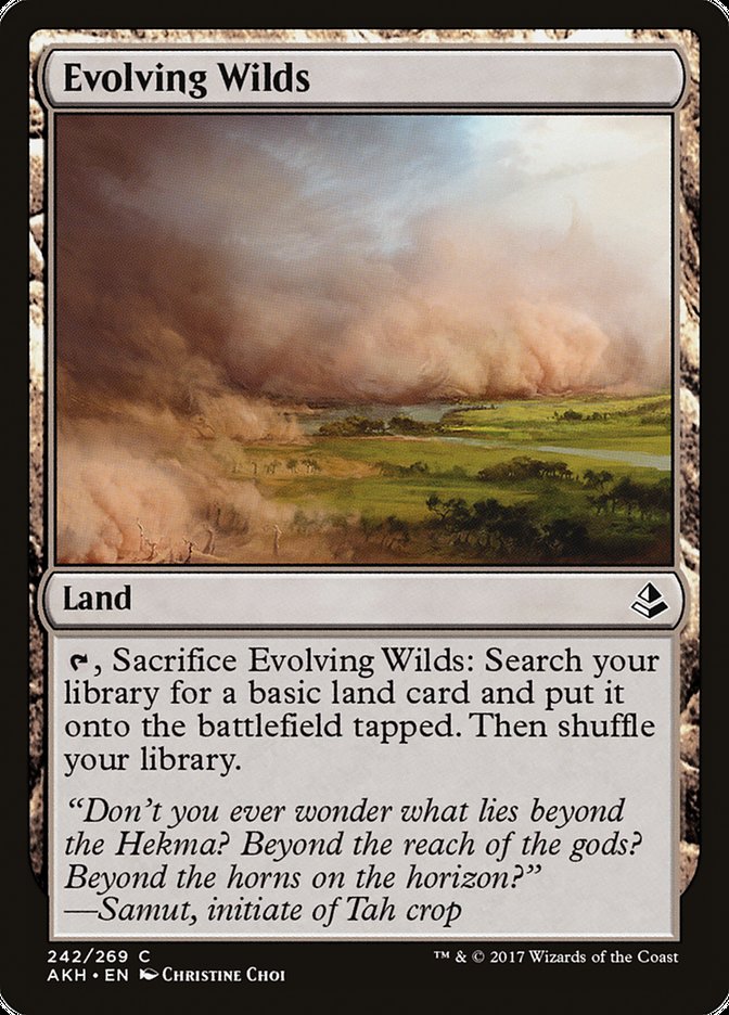 Evolving Wilds [Amonkhet] (242)