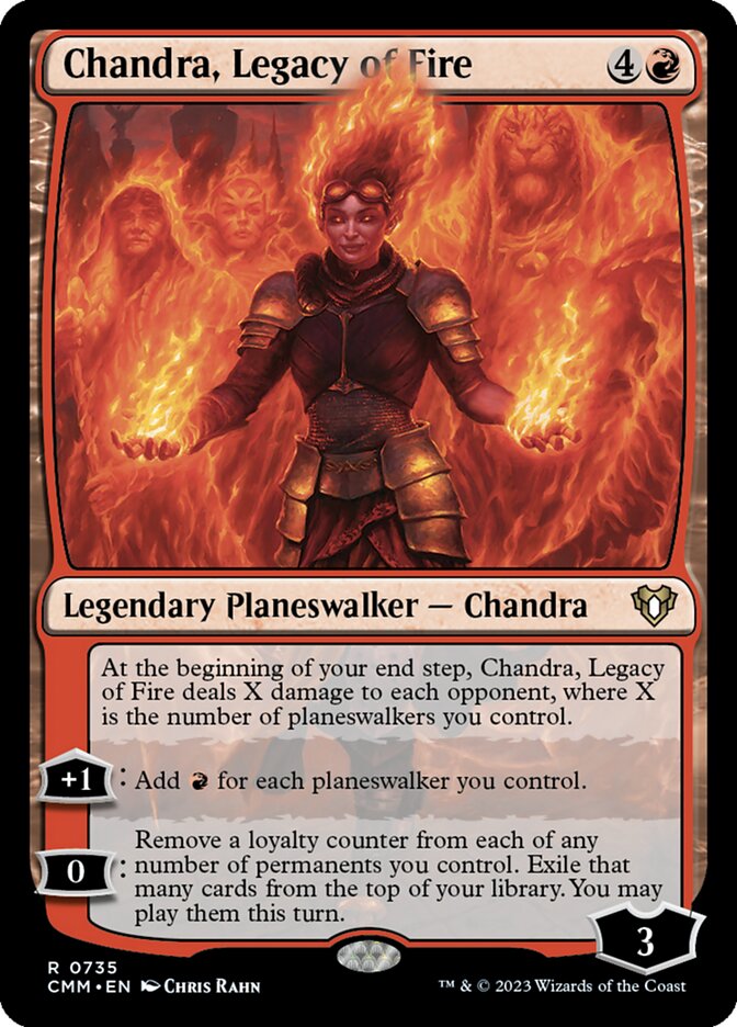 Chandra, Legacy of Fire [Commander Masters] (735)