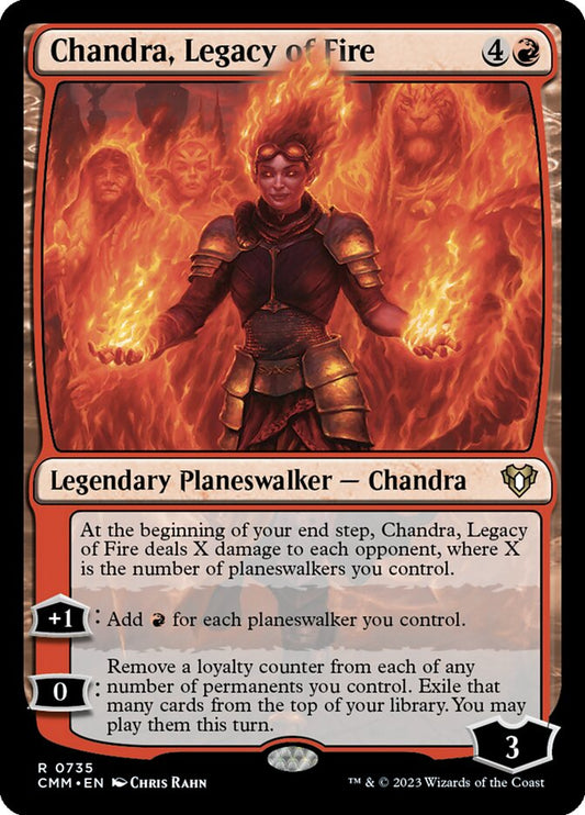 Chandra, Legacy of Fire [Commander Masters] (735)