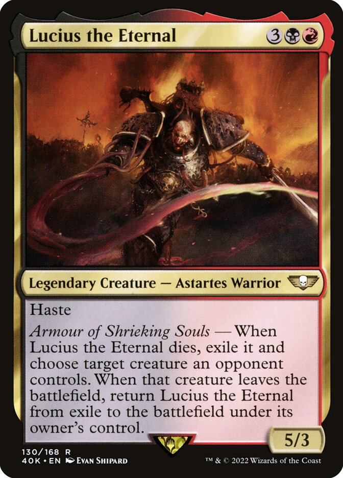 Lucius the Eternal [Warhammer 40,000 Commander] (130)