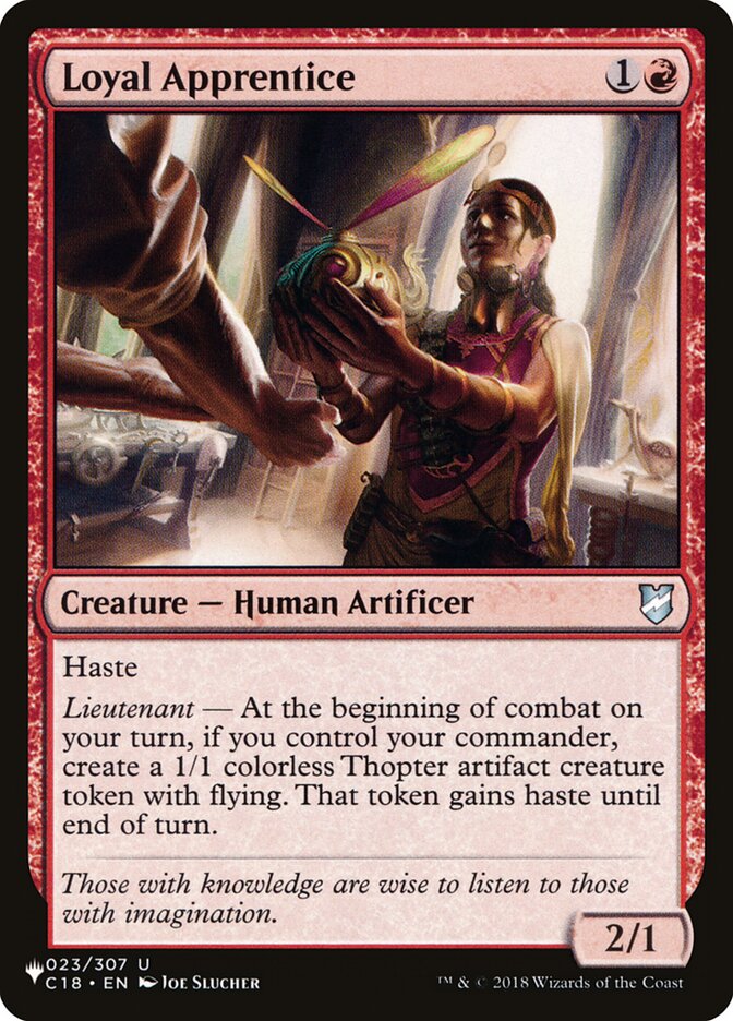 Loyal Apprentice [The List] (C18-23)