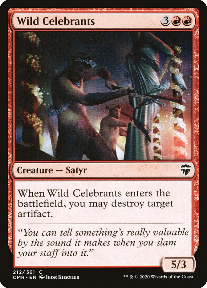 Wild Celebrants [Commander Legends] (212)