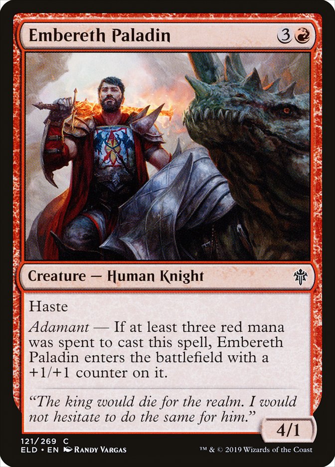 Embereth Paladin [Throne of Eldraine] (121)