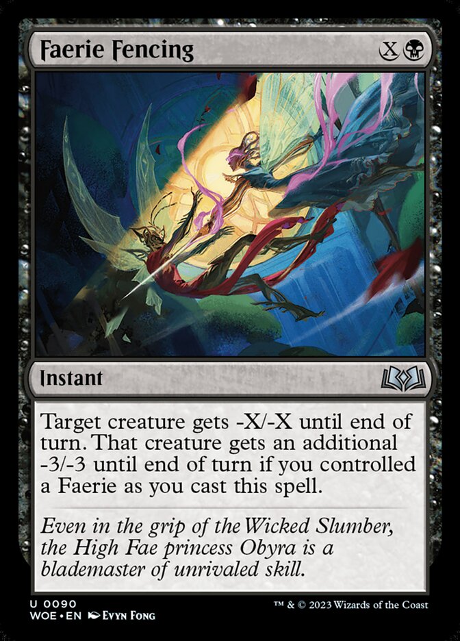 Faerie Fencing [Wilds of Eldraine] (90)