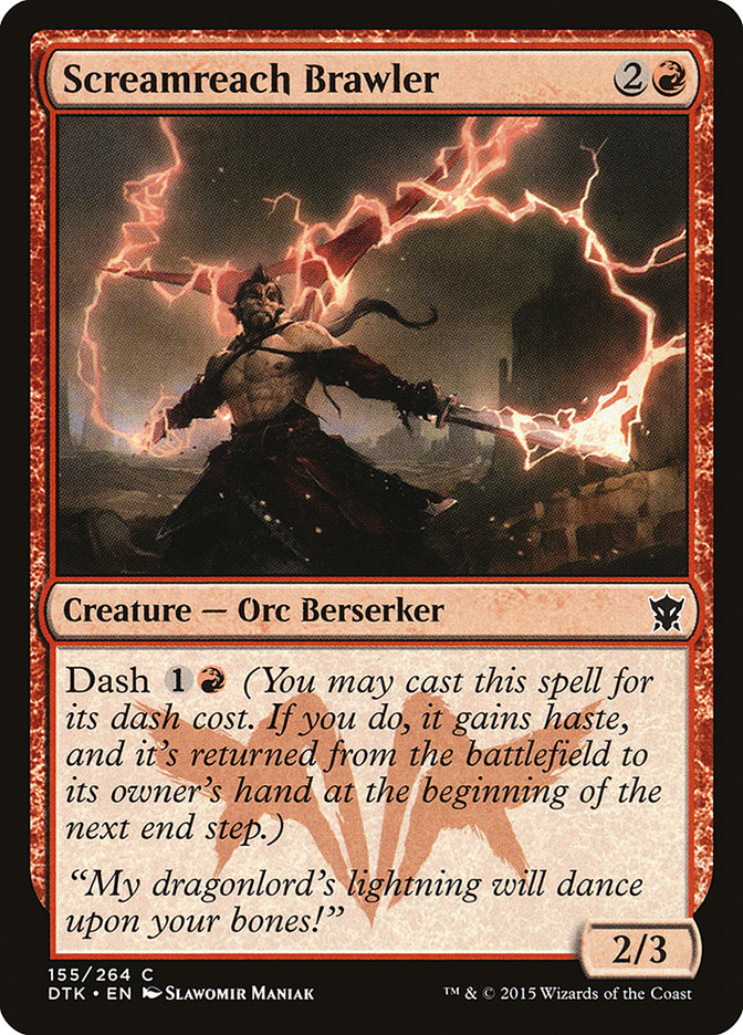 Screamreach Brawler [Dragons of Tarkir] (155)