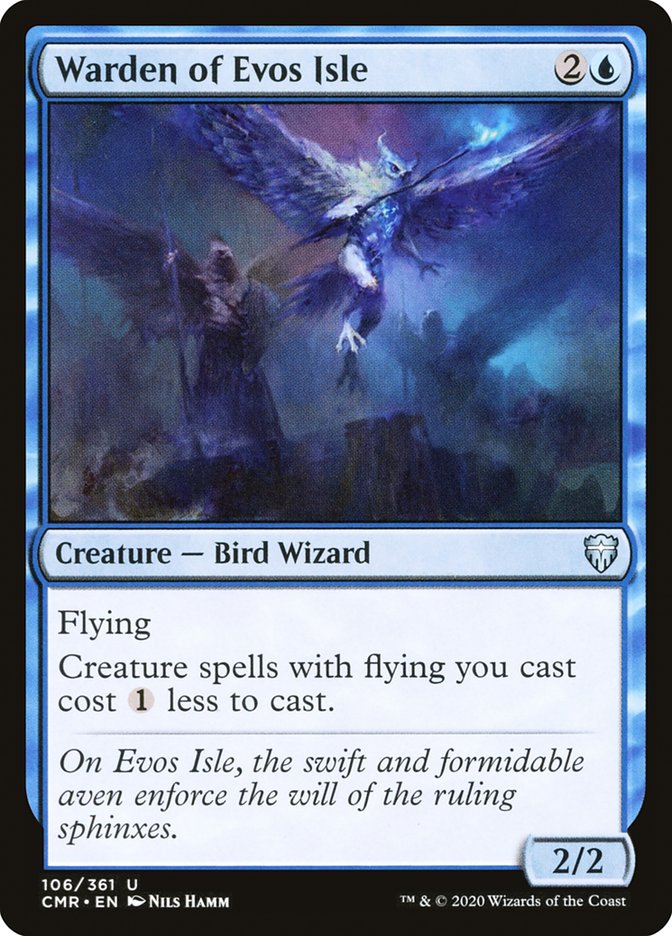 Warden of Evos Isle [Commander Legends] (106)