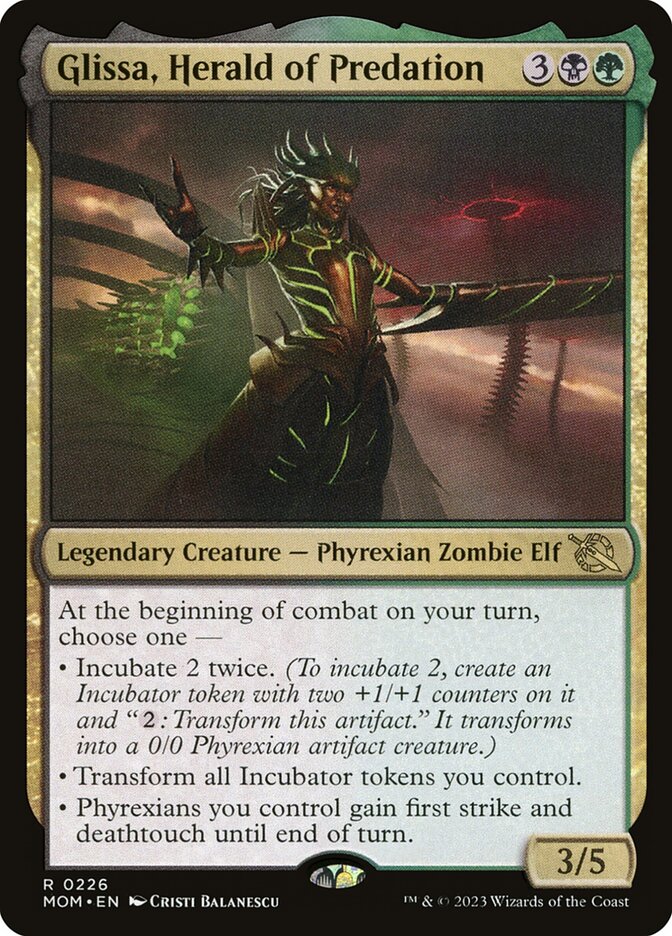 Glissa, Herald of Predation [March of the Machine] (226)