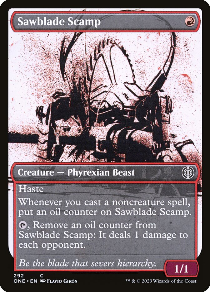 Sawblade Scamp [Phyrexia: All Will Be One] (292)