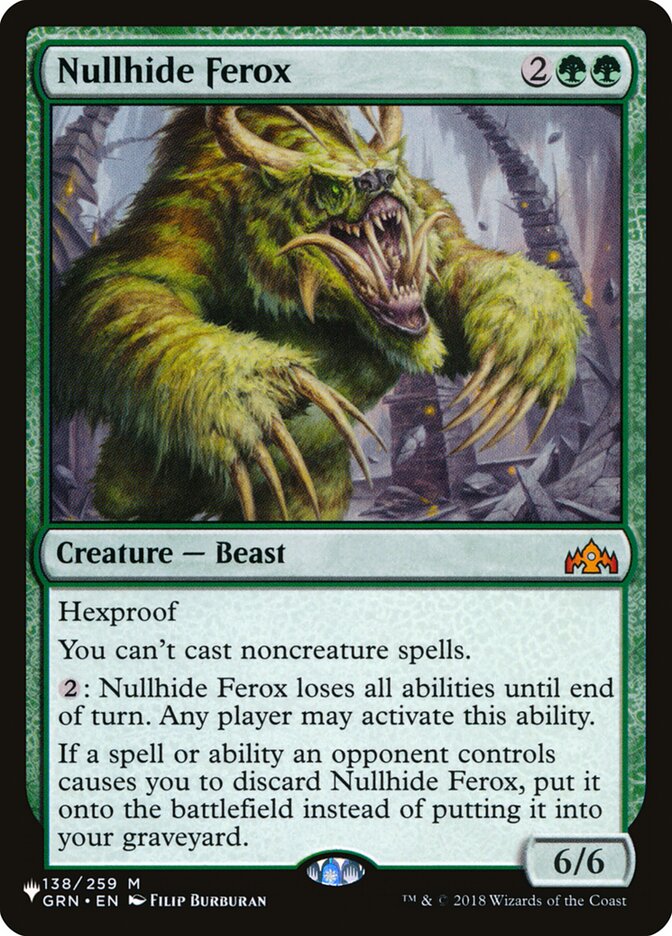 Nullhide Ferox [The List] (GRN-138)