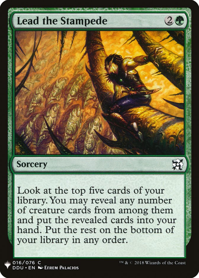 Lead the Stampede [The List] (DDU-16)