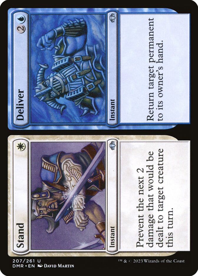 Stand // Deliver [Dominaria Remastered] (207)