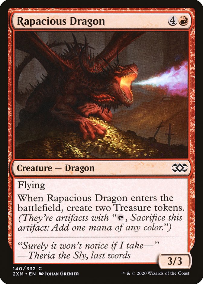 Rapacious Dragon [Double Masters] (140)