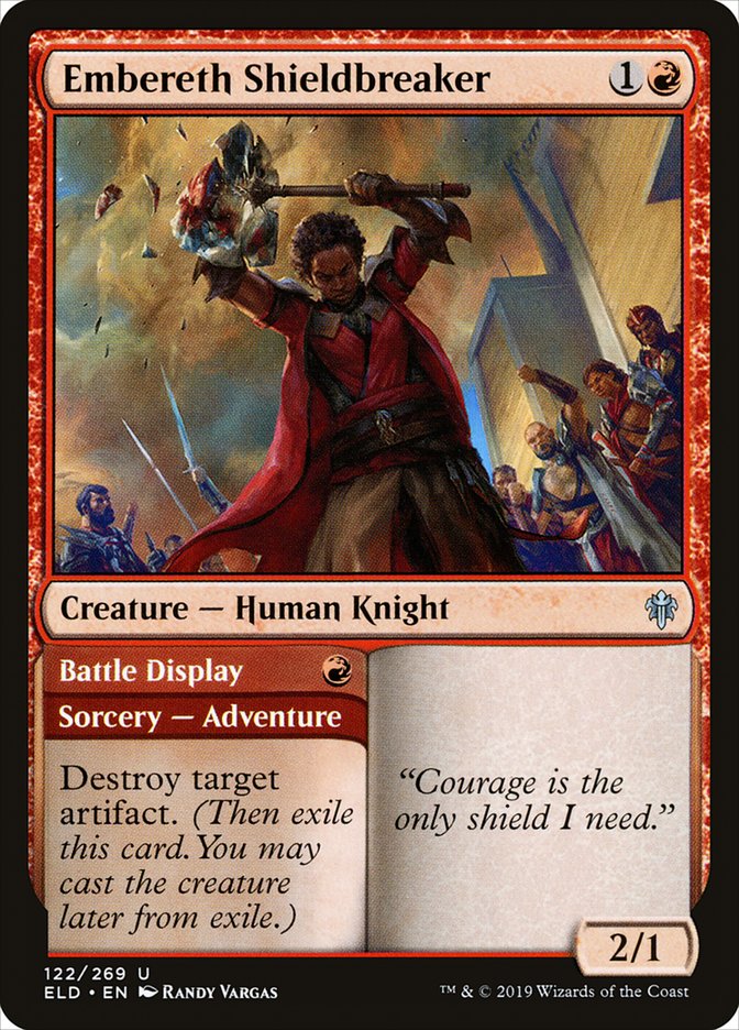 Embereth Shieldbreaker // Battle Display [Throne of Eldraine] (122)