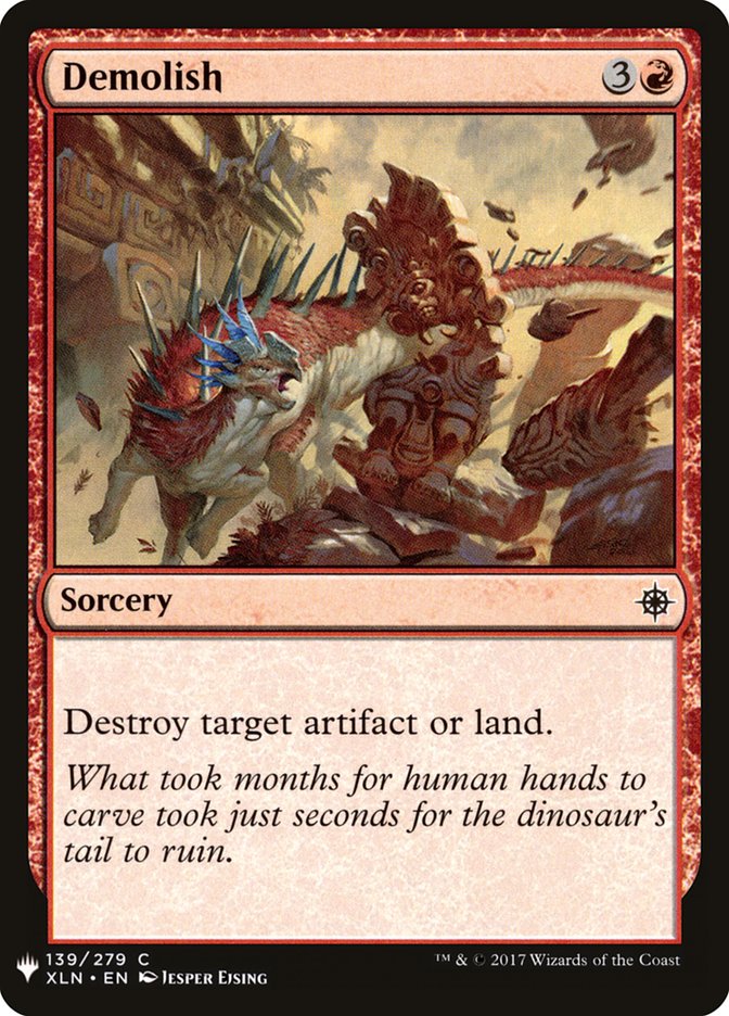 Demolish [The List] (XLN-139)
